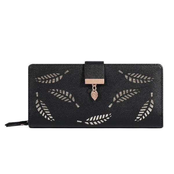 Women'S Flower Pu Leather Hidden Buckle Wallets