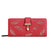 Women'S Flower Pu Leather Hidden Buckle Wallets