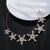 Minimalist Star Alloy Plating Inlay Zircon Hair Band