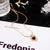 Lady Heart Shape Titanium Steel Plating 18K Gold Plated Earrings Necklace