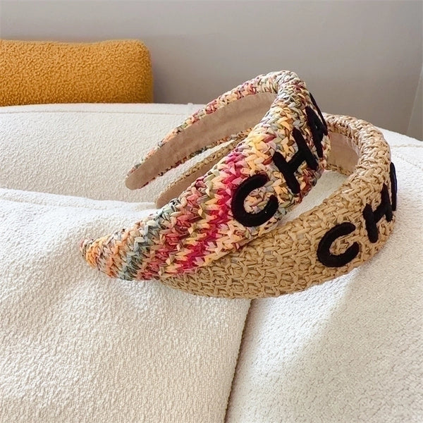 Women'S Minimalist Letter Cloth Braid Hair Band