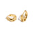 1 Pair 925 Sterling Silver Solid Color Earrings