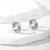 1 Pair Minimalist Color Block Inlay 201 Stainless Steel Zircon Earrings