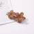 Minimalist Solid Color Flower Plastic Hair Clip