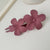 Minimalist Solid Color Flower Plastic Hair Clip