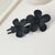 Minimalist Solid Color Flower Plastic Hair Clip