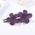 Minimalist Solid Color Flower Plastic Hair Clip
