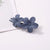 Minimalist Solid Color Flower Plastic Hair Clip