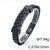 Hip-Hop Rock Solid Color Titanium Steel Plating 18K Gold Plated Men'S Bracelets