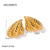 1 Pair Ig Style Minimalist Heart Shape Plating 316 Stainless Steel  Ear Studs