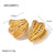 1 Pair Ig Style Minimalist Heart Shape Plating 316 Stainless Steel  Ear Studs