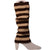 Women'S Fashion Stripe Solid Color Acrylic Jacquard Over The Knee Socks