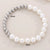 Ig Style Minimalist Round Titanium Steel 18K Gold Plated Pearl Plating Rings Bracelets Earrings