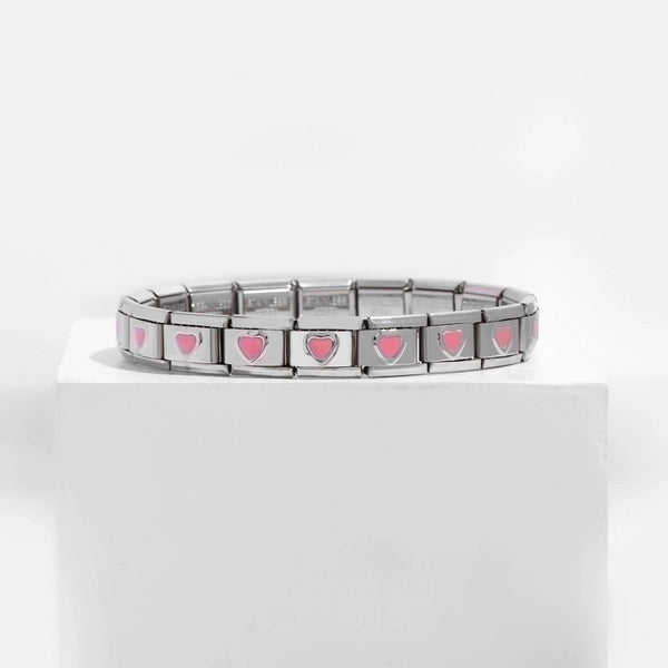 Minimalist Heart Shape Stainless Steel Handmade Bracelets