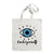 Women'S Large Polyester Eye Streetwear Square Open Shoulder Bag