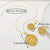 Minimalist Solid Color Copper Plating 18K Gold Plated Earrings Necklace