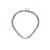 304 Stainless Steel 18K Gold Plated Retro Punk Plating Solid Color Necklace