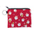 Women'S Christmas Hat Christmas Tree Santa Claus Polyester Zipper Coin Purses