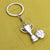 Fashion Football Alloy Unisex Bag Pendant Keychain 1 Piece