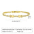 Brass Minimalist Metal Grain Zircon Bracelets