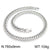 Hip-Hop Retro Solid Color Titanium Steel Plating 18K Gold Plated Men'S Necklace