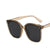 Vintage Style Geometric Ac Square Full Frame Women'S Sunglasses