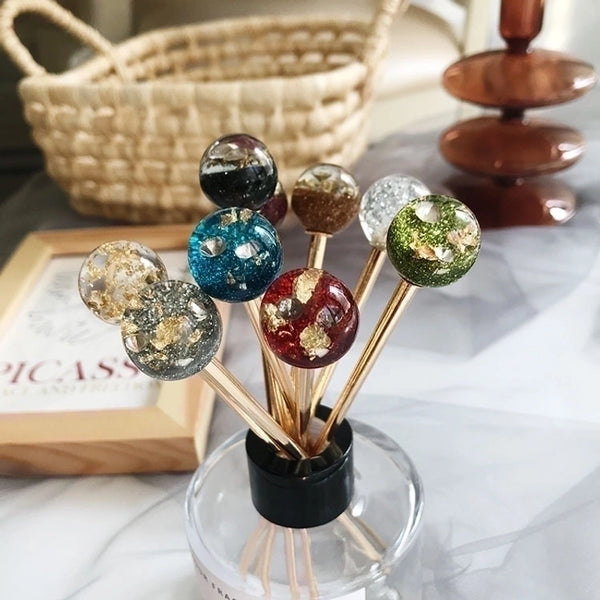 Minimalist Round Metal Plating Hairpin
