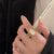 925 Sterling Silver Shell Round Rings