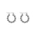 1 Pair Minimalist Commute Solid Color Irregular Plating 304 Stainless Steel 18K Gold Plated Earrings