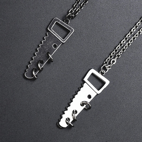 Hip-Hop Retro Solid Color 304 Stainless Steel Irregular 18K Gold Plated Men'S Pendant Necklace