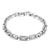 Elegant Geometric Solid Color Titanium Steel 18K Gold Plated Bracelets In Bulk