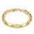 Elegant Geometric Solid Color Titanium Steel 18K Gold Plated Bracelets In Bulk