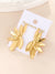 1 Pair Retro Roman Style Geometric Plating 304 Stainless Steel 14K Gold Plated Ear Studs