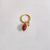 1 Pair Retro Solid Color Plating 304 Stainless Steel 16K Gold Plated White Gold Plated Gold Plated Drop Earrings