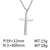 Punk Cross Titanium Steel Plating 18K Gold Plated Men'S Necklace