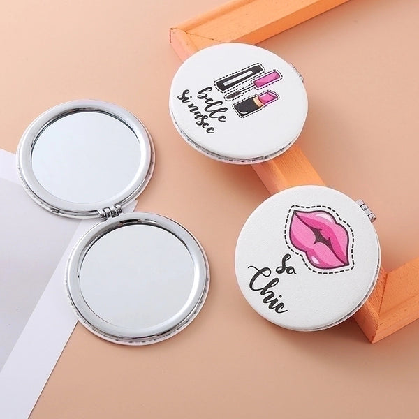 Lady Cartoon Glass Mirror 1 Piece