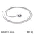 Minimalist Commute Solid Color Titanium Steel Plating 18K Gold Plated Women'S Necklace