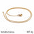 Minimalist Commute Solid Color Titanium Steel Plating 18K Gold Plated Women'S Necklace