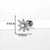 Ear Cartilage Rings & Studs Flower 316L Stainless Steel  Copper