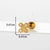 Ear Cartilage Rings & Studs Flower 316L Stainless Steel  Copper