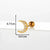 Ear Cartilage Rings & Studs Flower 316L Stainless Steel  Copper