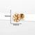 Ear Cartilage Rings & Studs Flower 316L Stainless Steel  Copper