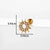 Ear Cartilage Rings & Studs Flower 316L Stainless Steel  Copper