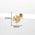 Ear Cartilage Rings & Studs Flower 316L Stainless Steel  Copper