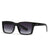 Minimalist Classic Style Color Block Pc Square Inlay Full Frame Women'S Sunglasses