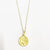 Minimalist Constellation Copper 14K Gold Plated Pendant Necklace In Bulk