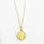 Minimalist Constellation Copper 14K Gold Plated Pendant Necklace In Bulk