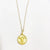 Minimalist Constellation Copper 14K Gold Plated Pendant Necklace In Bulk