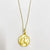 Minimalist Constellation Copper 14K Gold Plated Pendant Necklace In Bulk