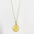 Minimalist Constellation Copper 14K Gold Plated Pendant Necklace In Bulk